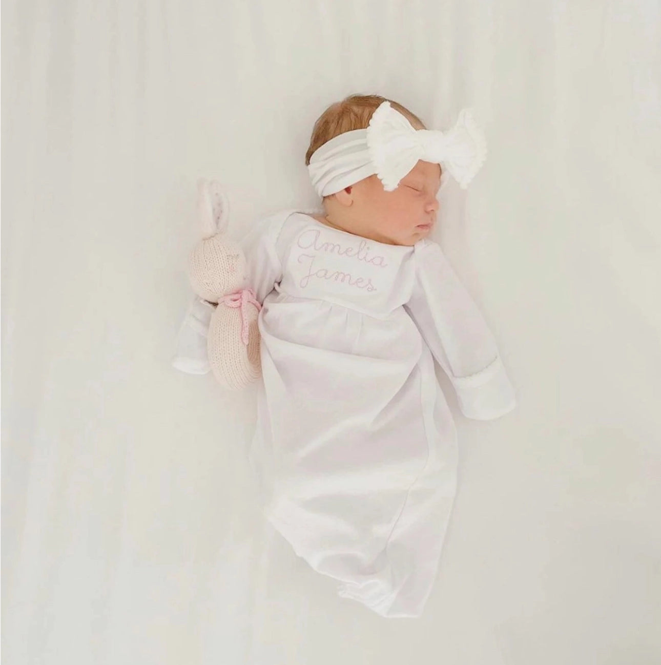 Baby White, White, Polka Dot Pink