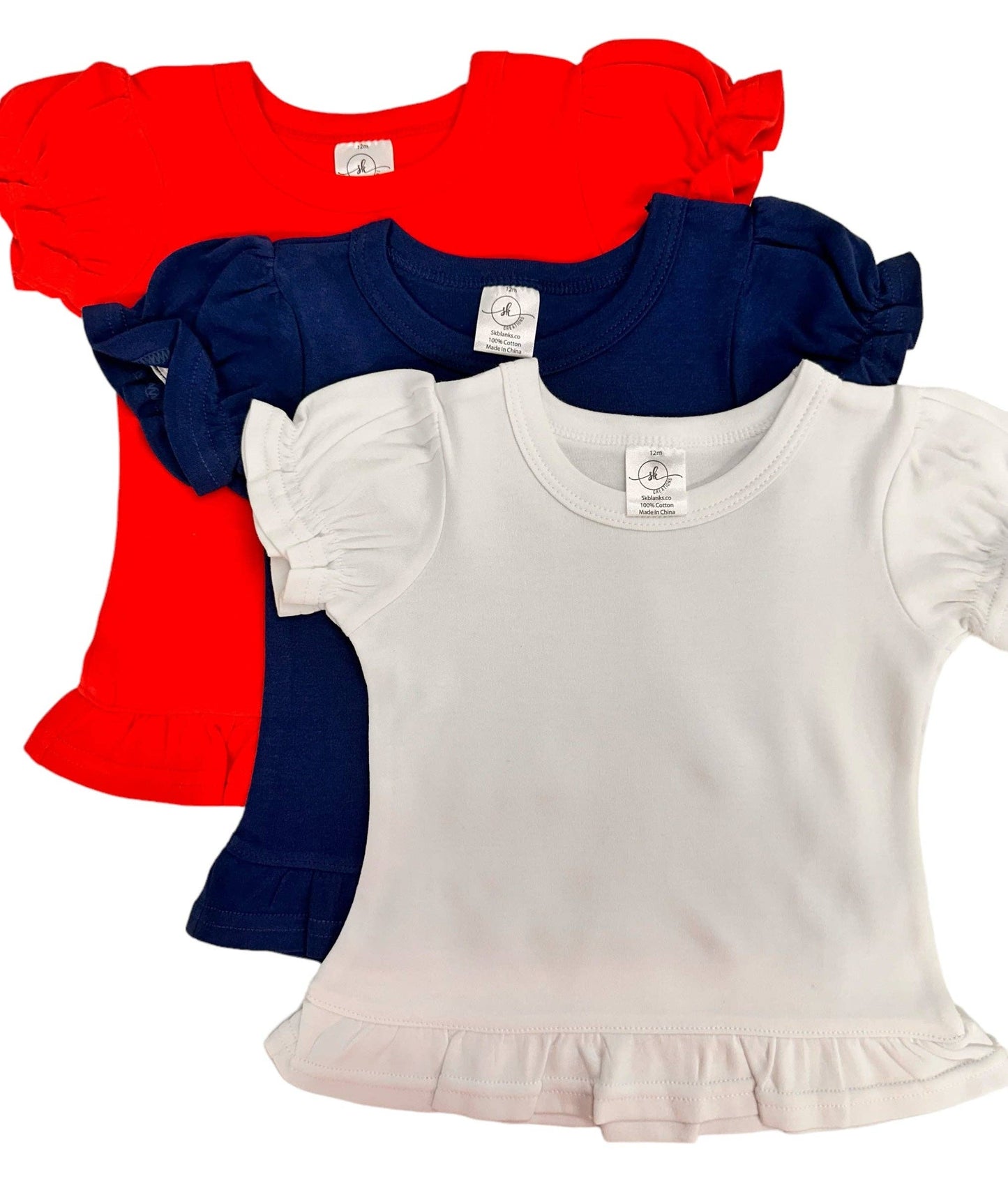 Short Sleeve Ruffle Shirt