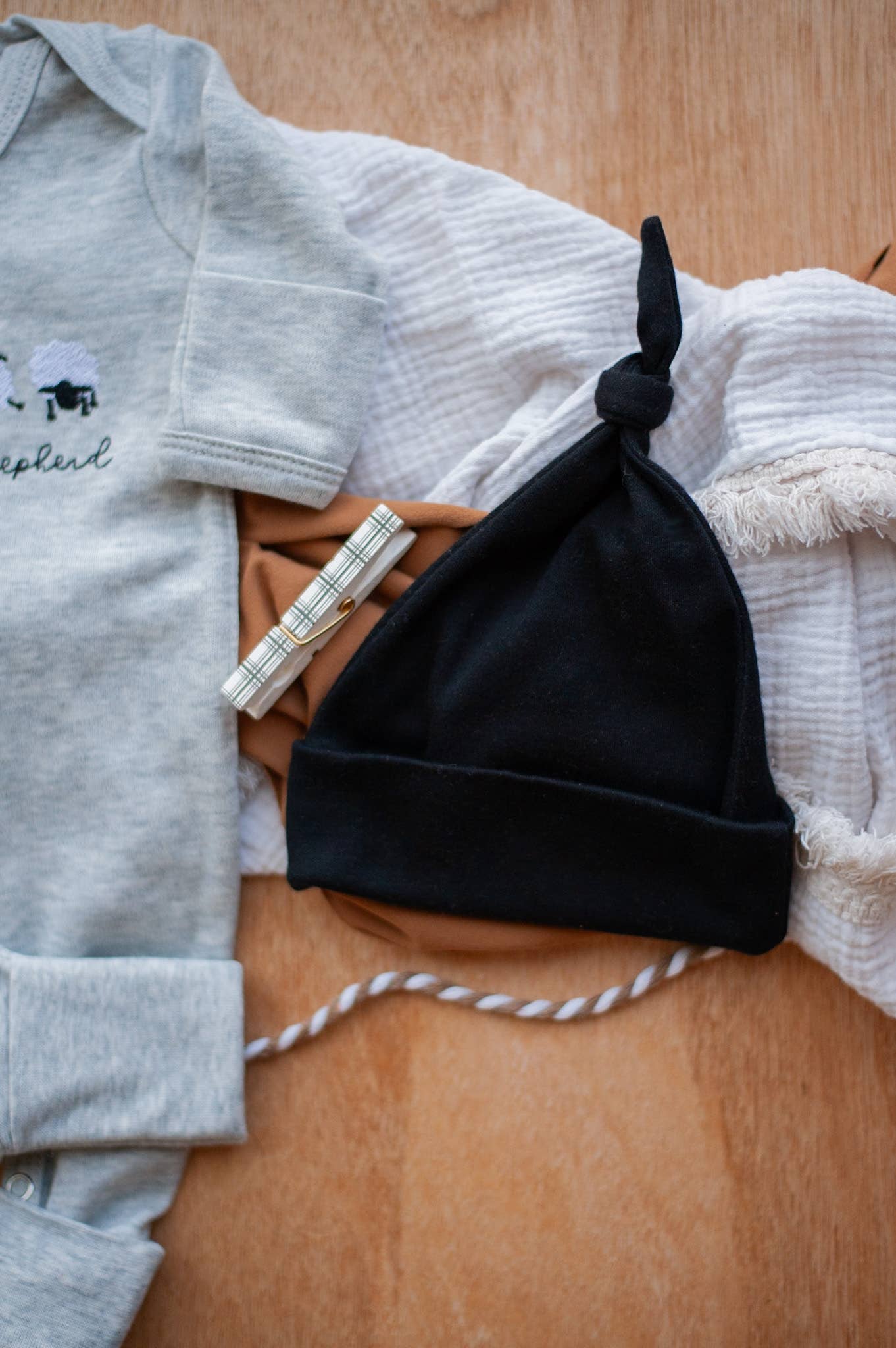 Baby Boy Easter Romper | The Lord Is My Shepherd - Sheep