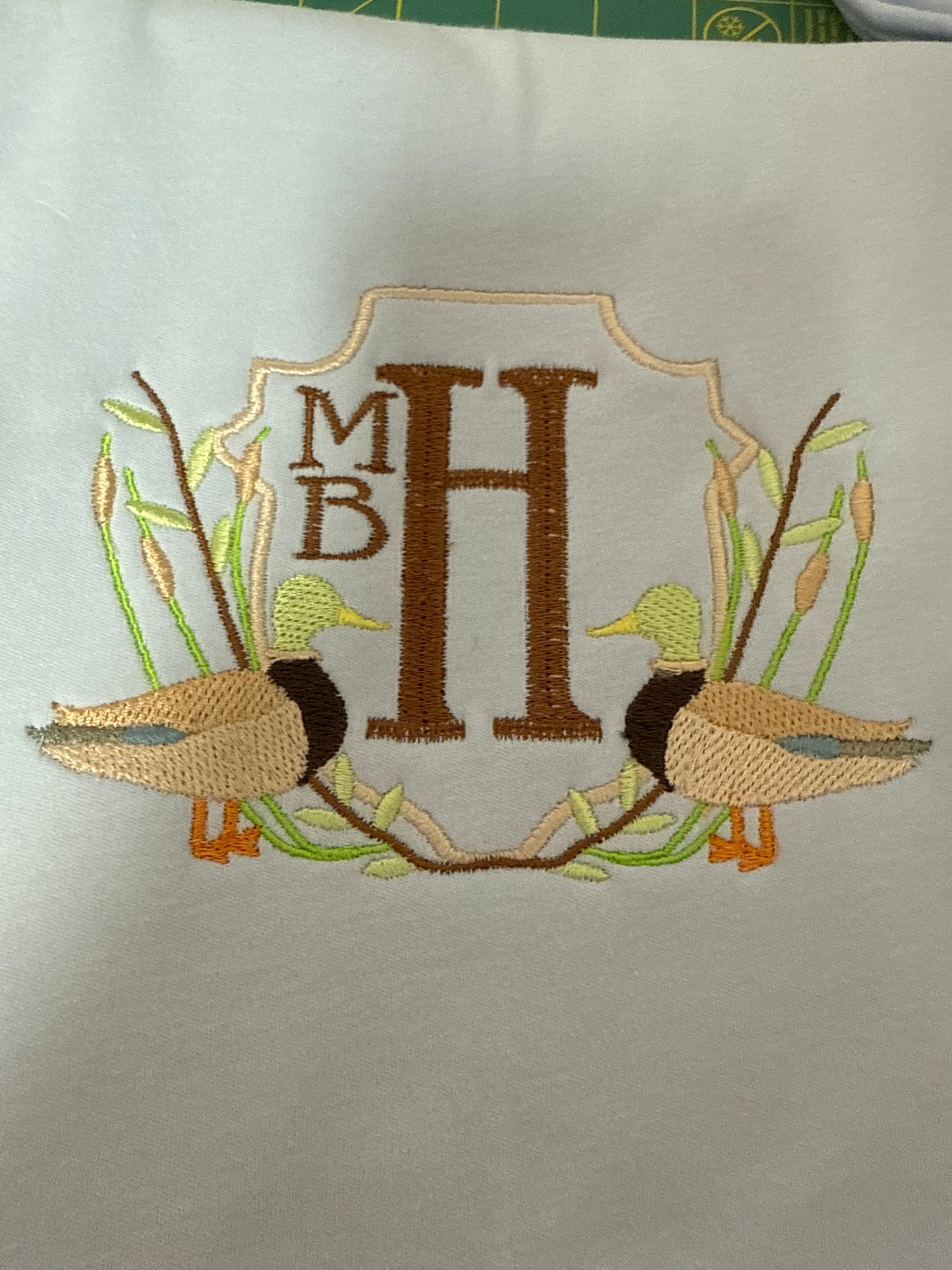 Mallard Duck Crest Baby Blanket