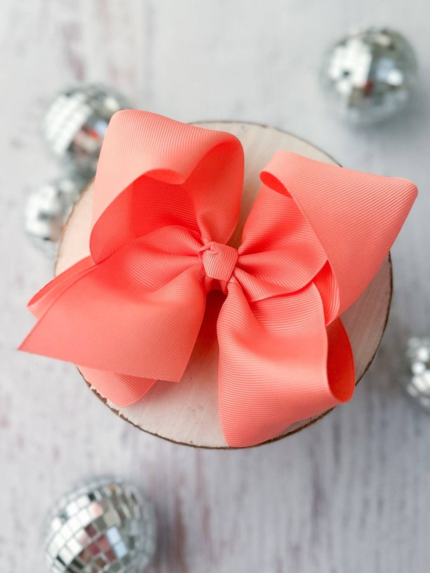 5.5" Oversize Grosgrain Hair Bow | Alligator Clip