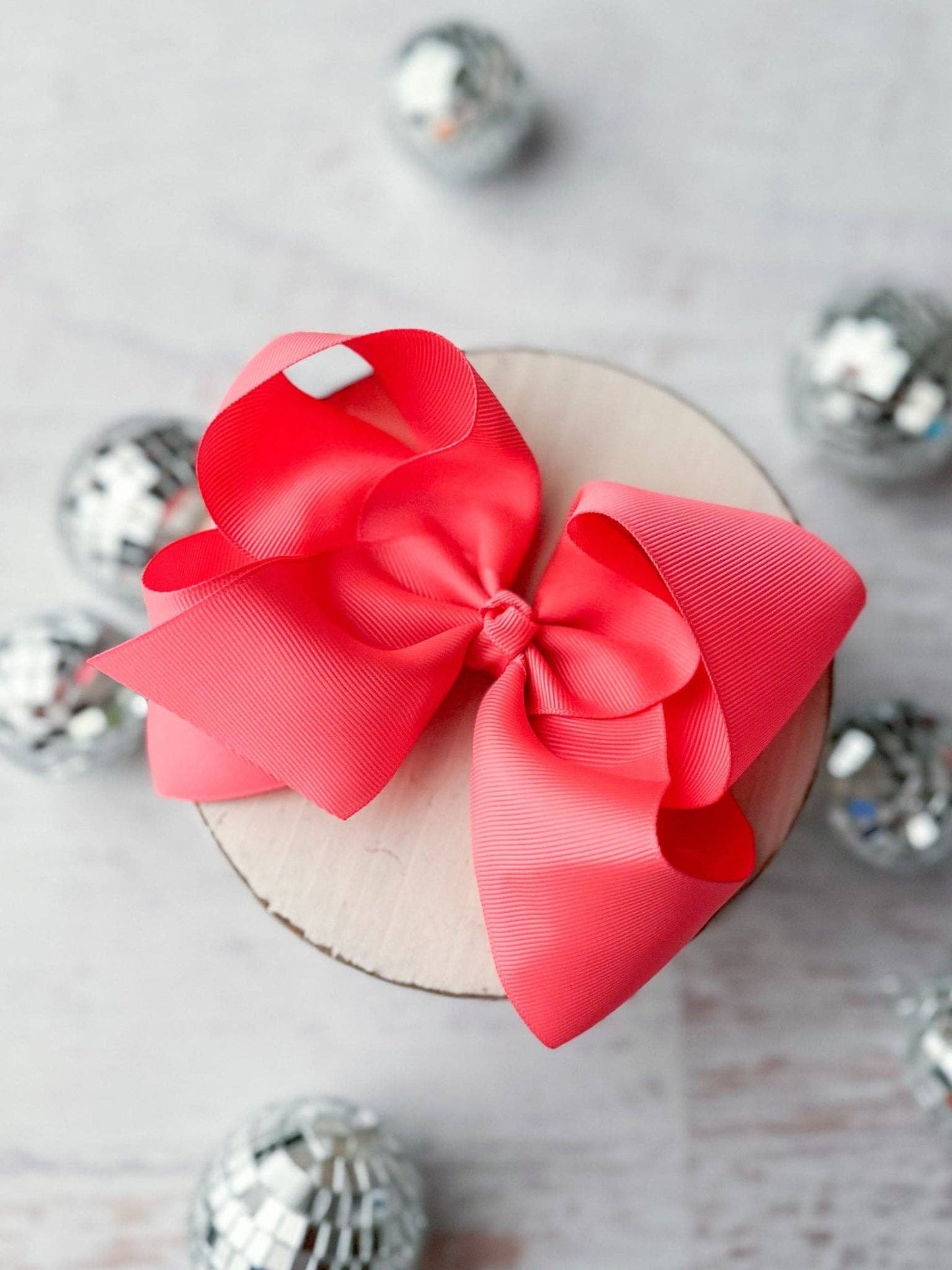 5.5" Oversize Grosgrain Hair Bow | Alligator Clip