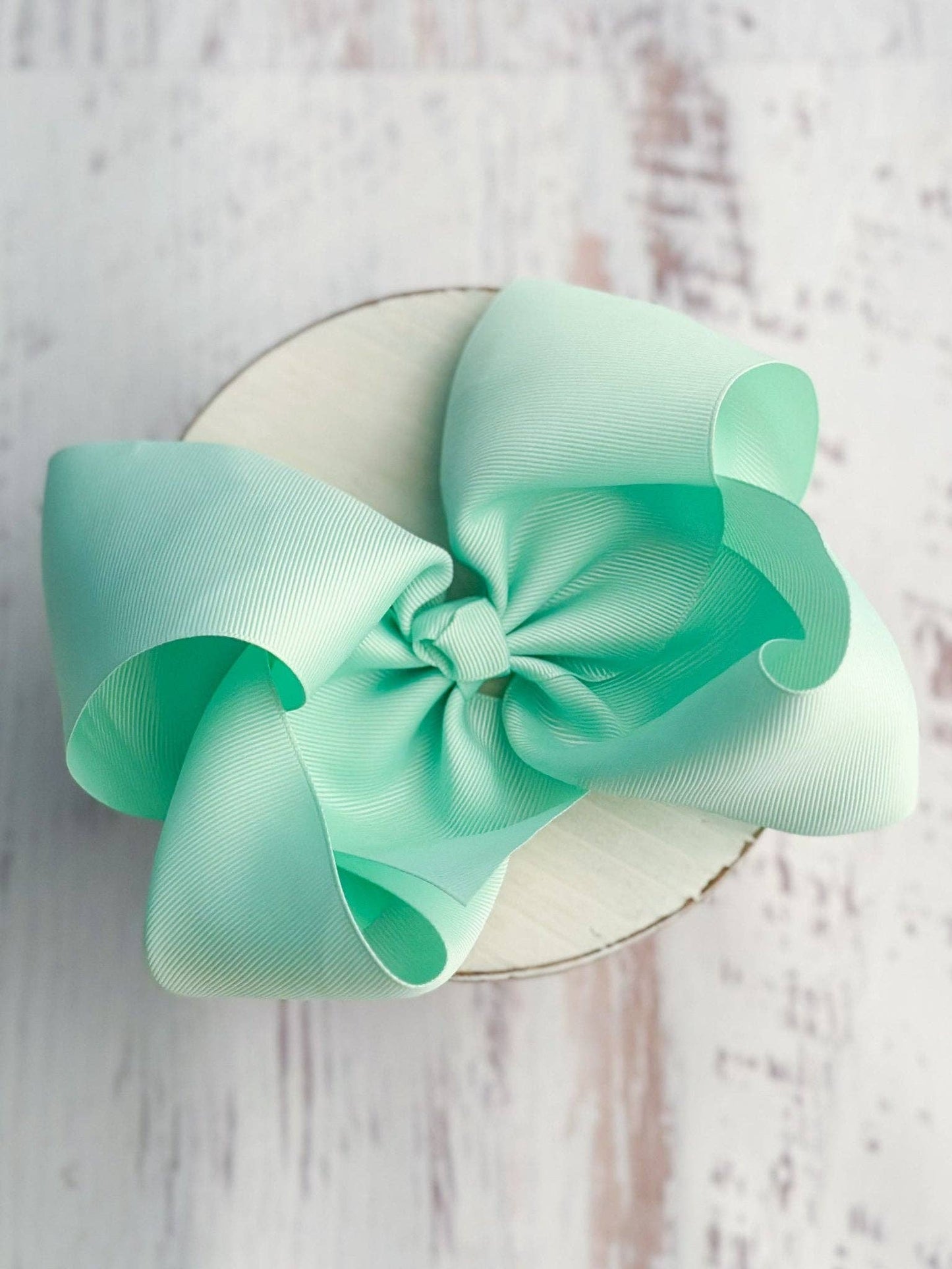 6.5" Texas Size Grosgrain Hair Bow | Alligator or French Clip