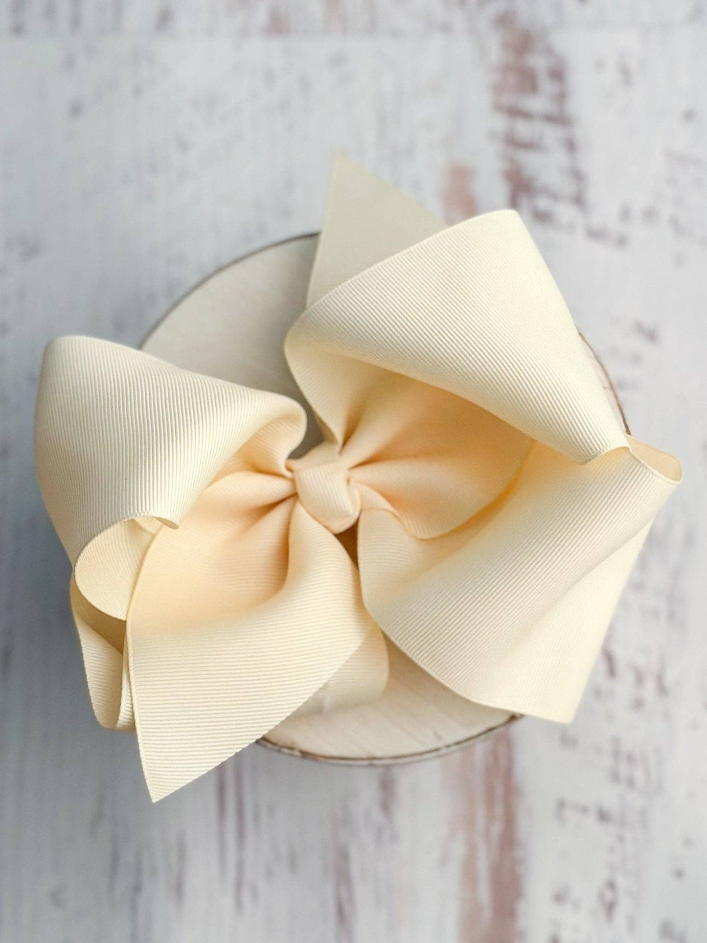 6.5" Texas Size Grosgrain Hair Bow | Alligator or French Clip