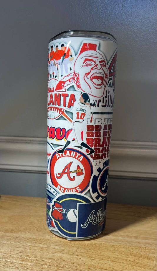 Braves Sticker Tumbler