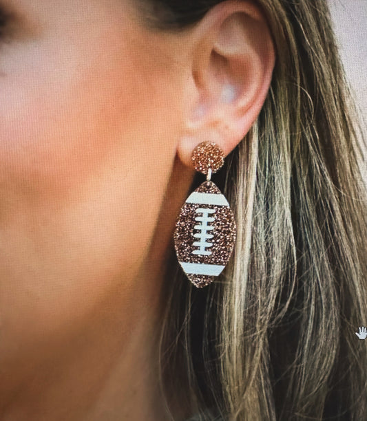 Football Earrings