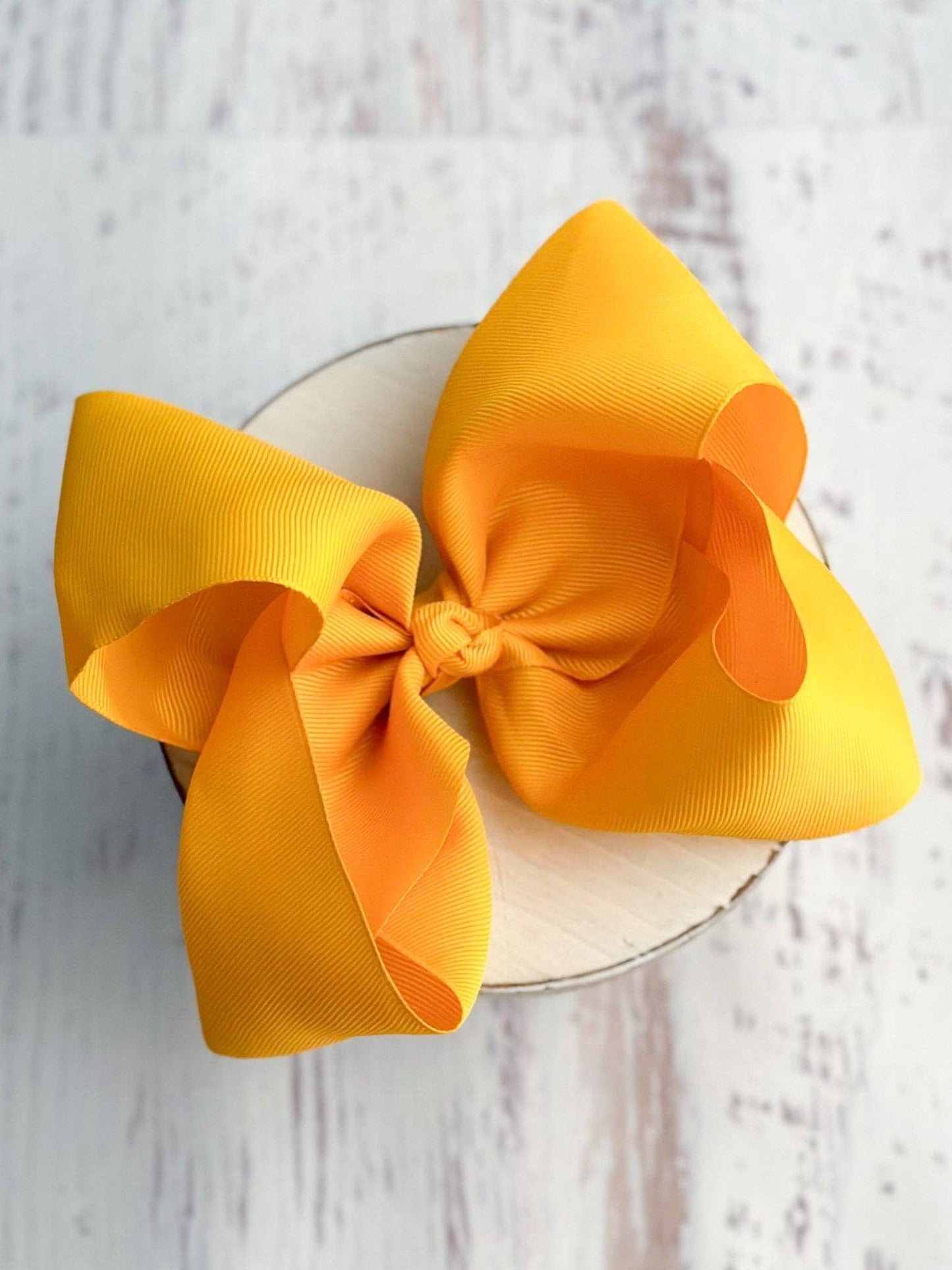 6.5" Texas Size Grosgrain Hair Bow | Alligator or French Clip
