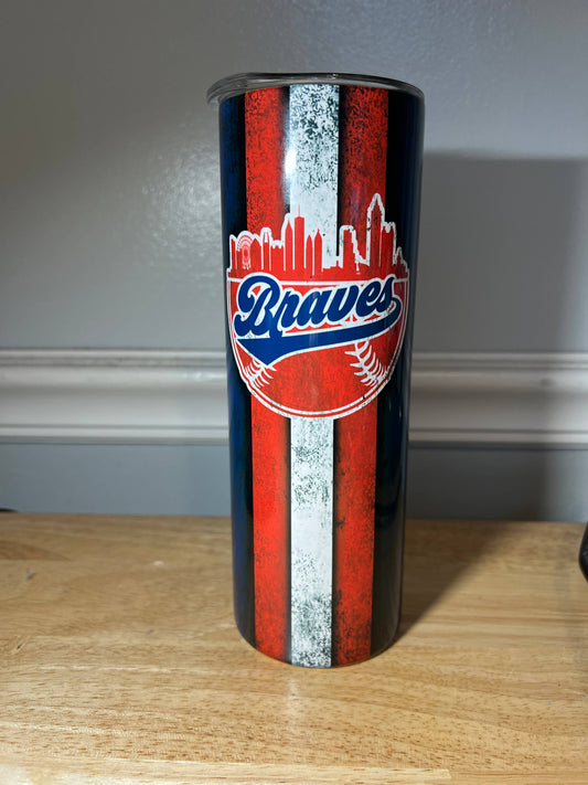 Braves City Strip Tumbler