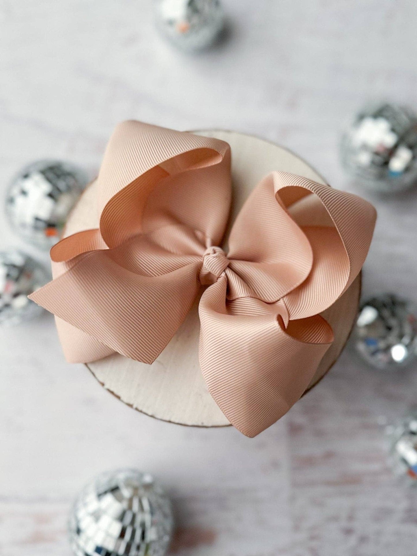 5.5" Oversize Grosgrain Hair Bow | Alligator Clip