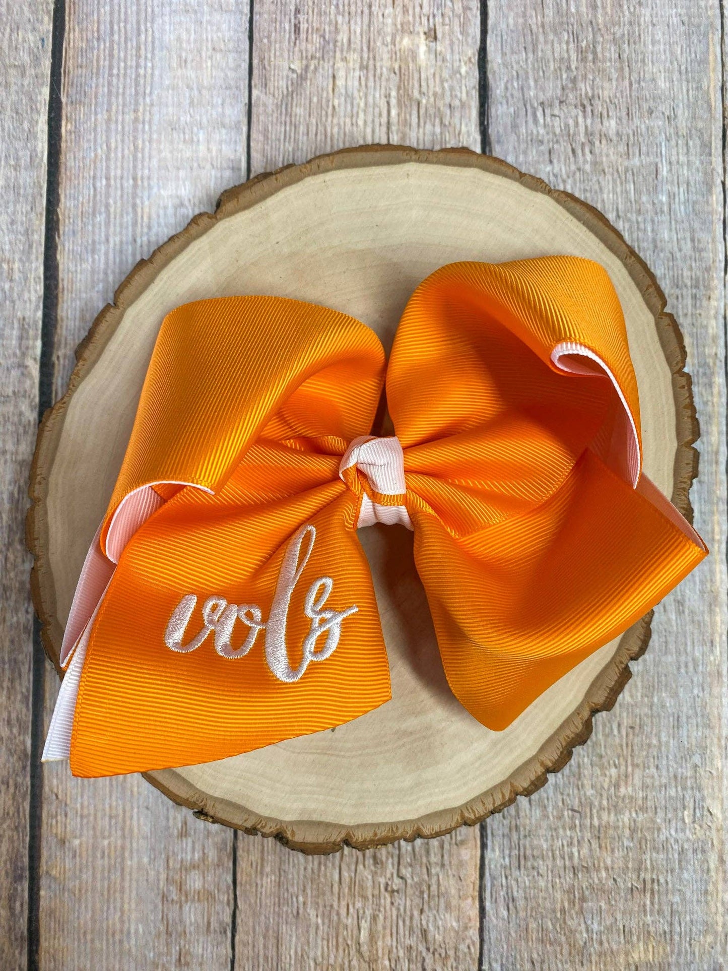 Double Layer School Spirit Hair Bows: Game Day Team Bows