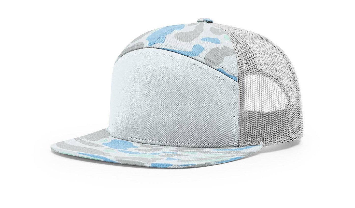 Richardson 168P Printed 7 Panel Trucker Hat
