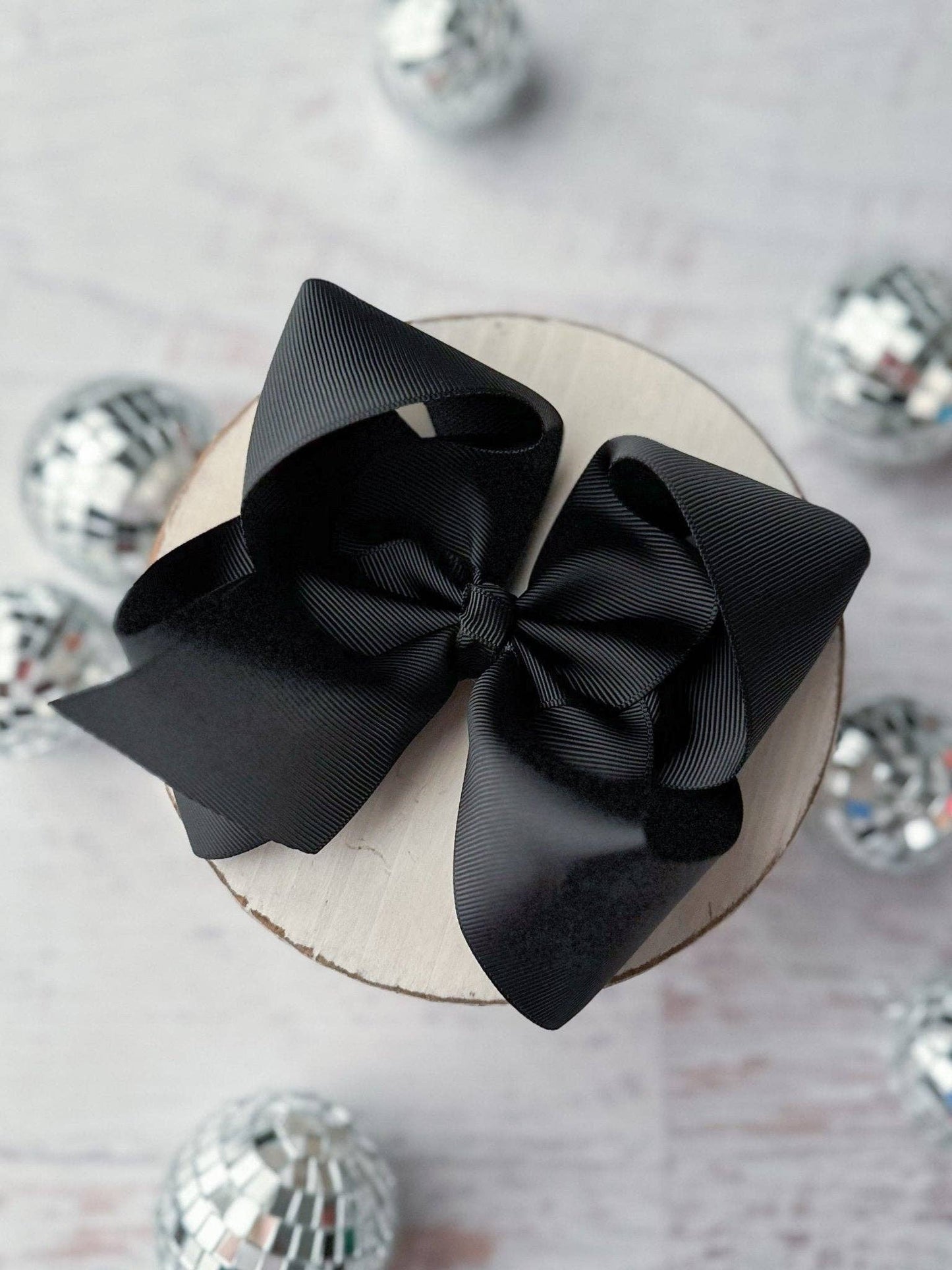 5.5" Oversize Grosgrain Hair Bow | Alligator Clip