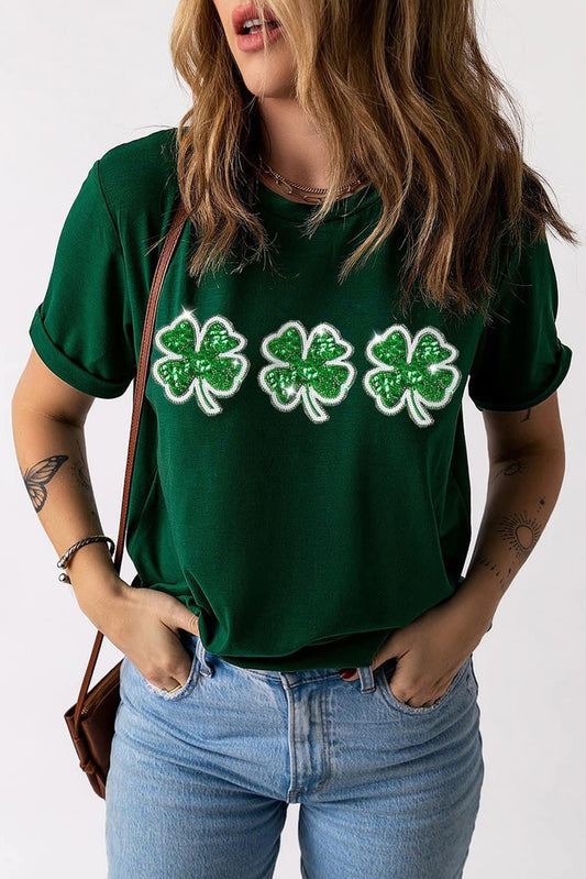 St. Patrick’s Day Sequined Tshirt