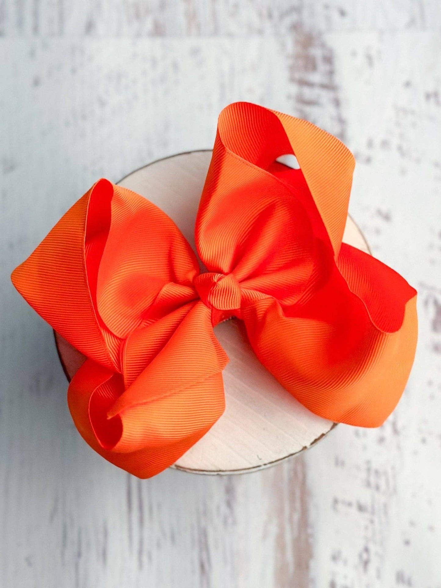 6.5" Texas Size Grosgrain Hair Bow | Alligator or French Clip