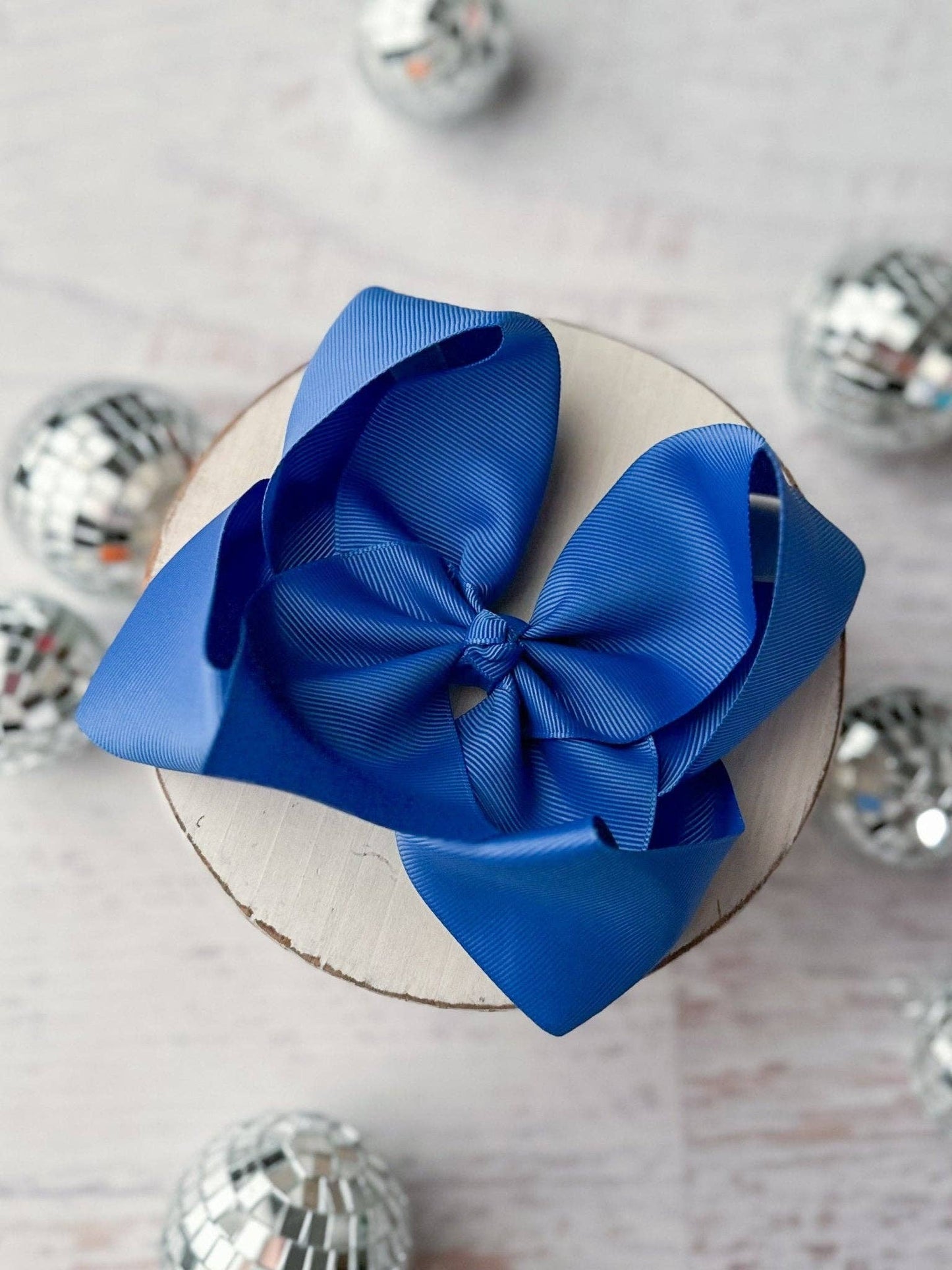 5.5" Oversize Grosgrain Hair Bow | Alligator Clip
