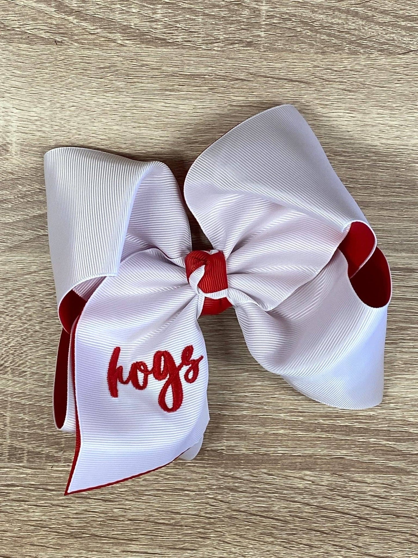Double Layer School Spirit Hair Bows: Game Day Team Bows