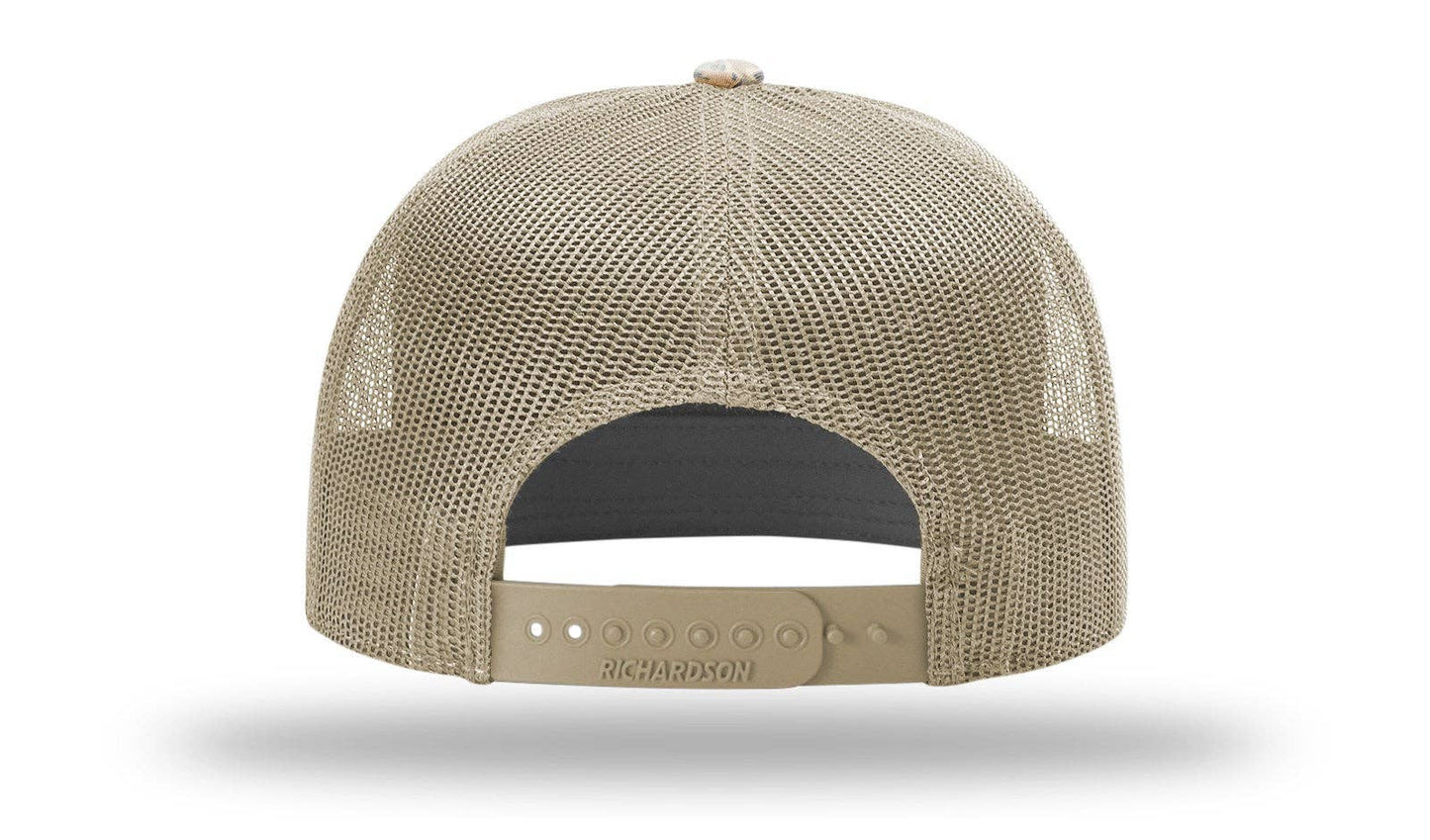 Richardson 168P Printed 7 Panel Trucker Hat
