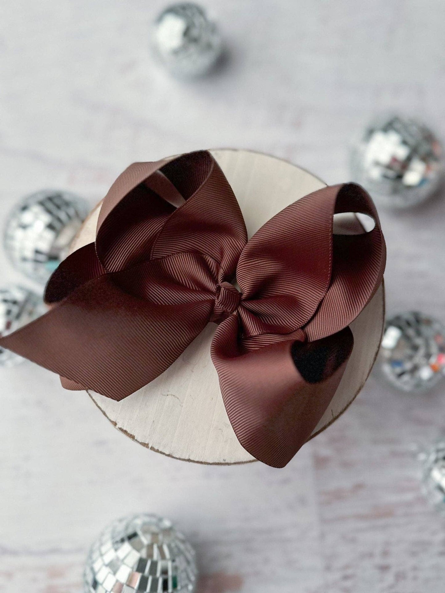 5.5" Oversize Grosgrain Hair Bow | Alligator Clip