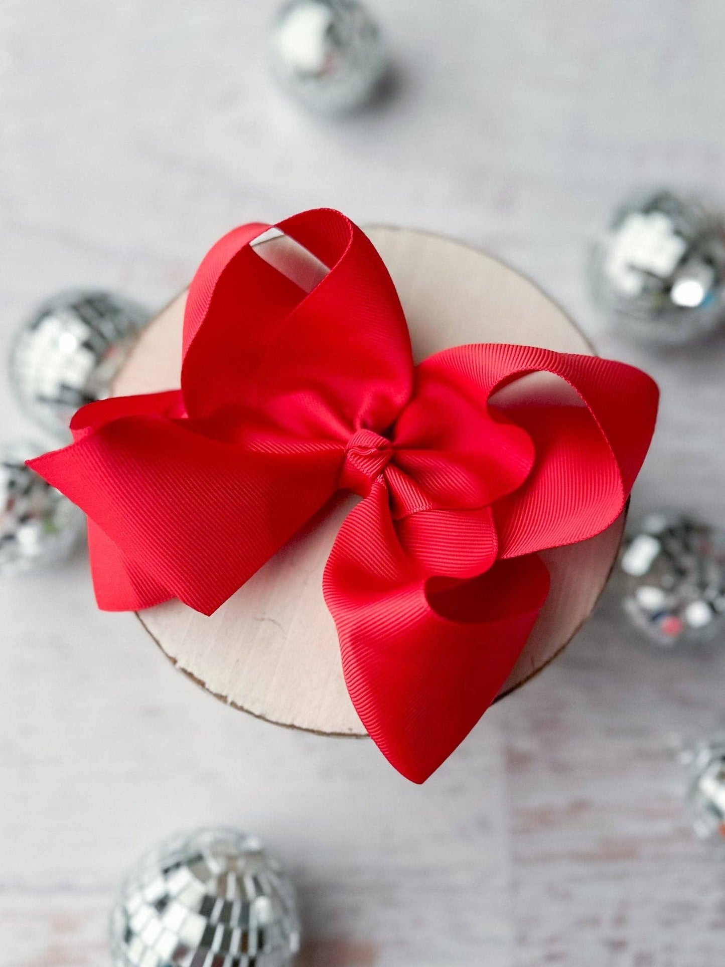 5.5" Oversize Grosgrain Hair Bow | Alligator Clip