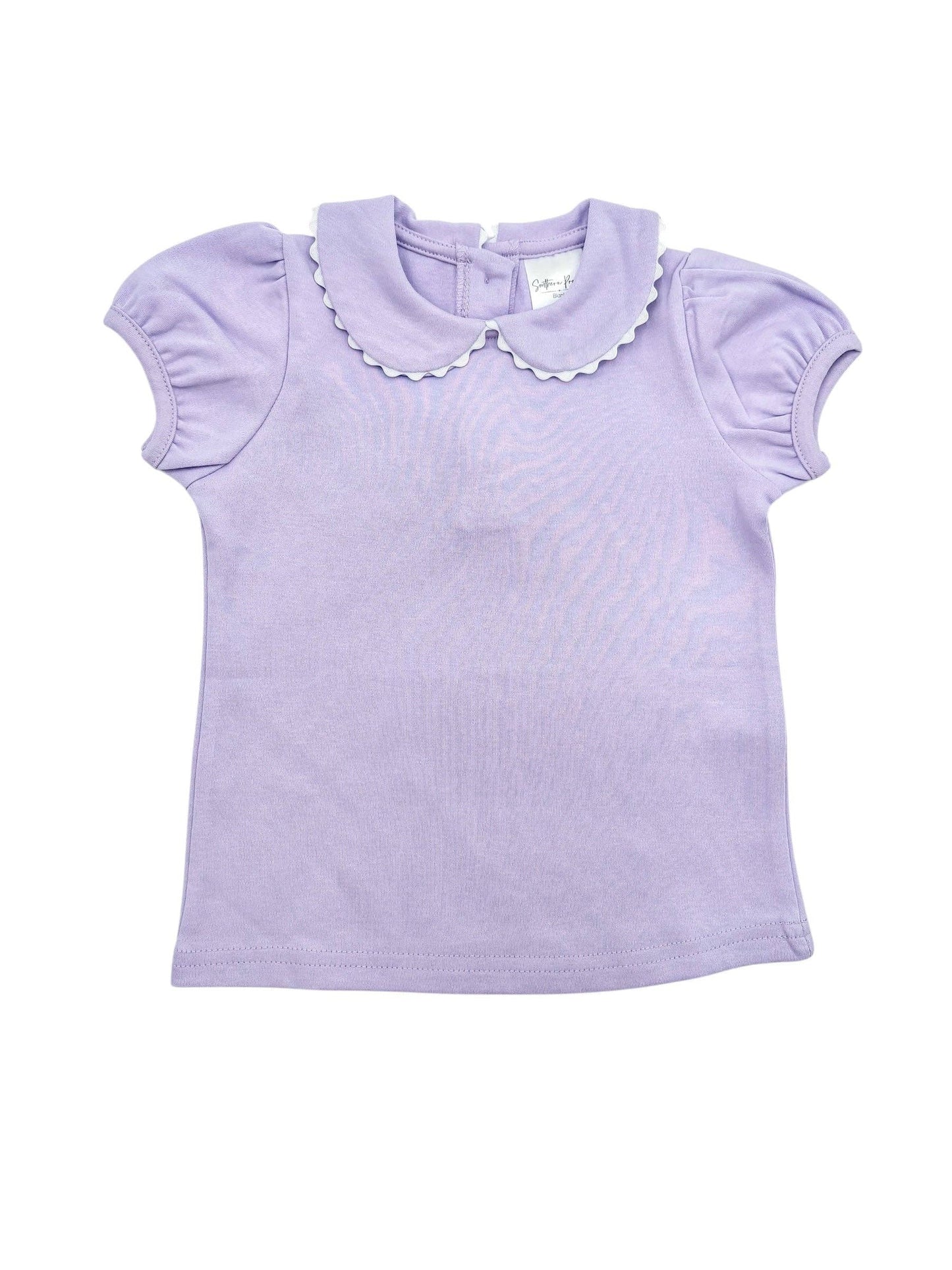 Shirt- Scalloped Collared SS