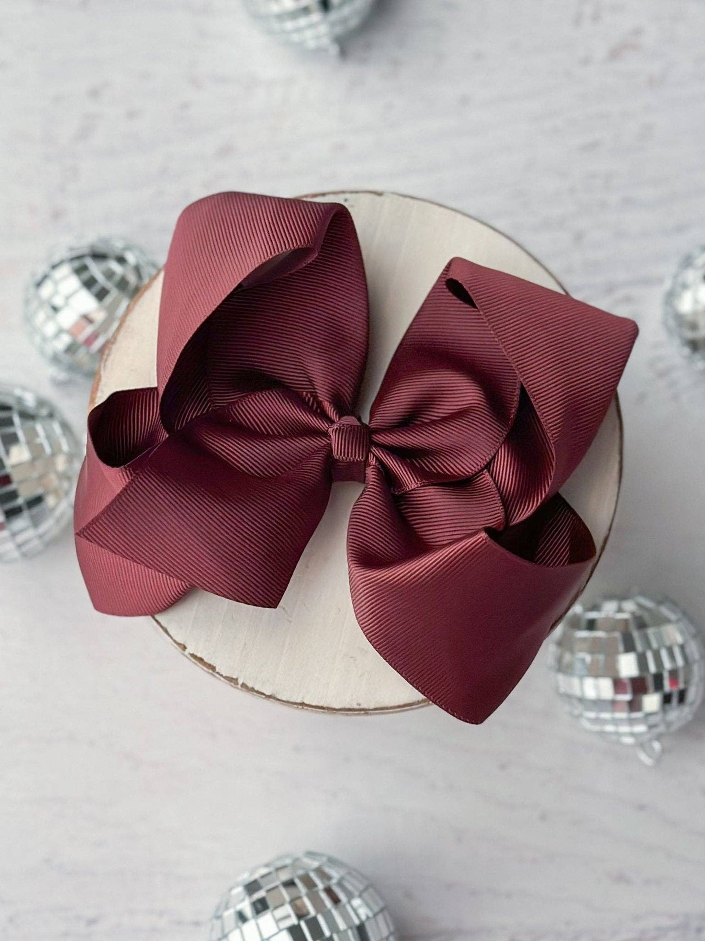 5.5" Oversize Grosgrain Hair Bow | Alligator Clip