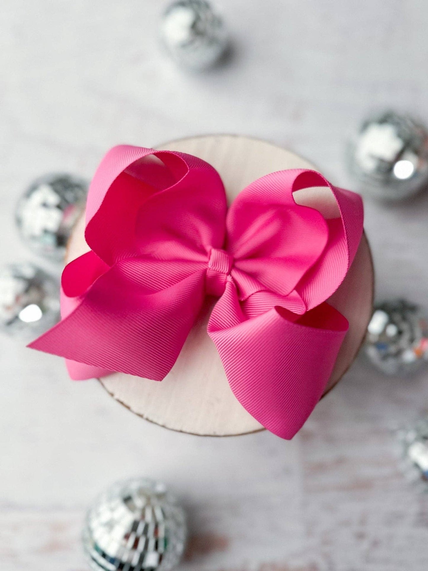 5.5" Oversize Grosgrain Hair Bow | Alligator Clip