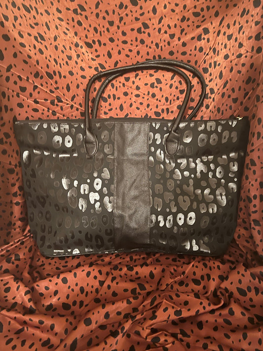 Leopard Print Black Weekender Bag-Perfect for that Valentine's Getaway!!